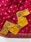 Swarnawati Luxe Saree(Red)