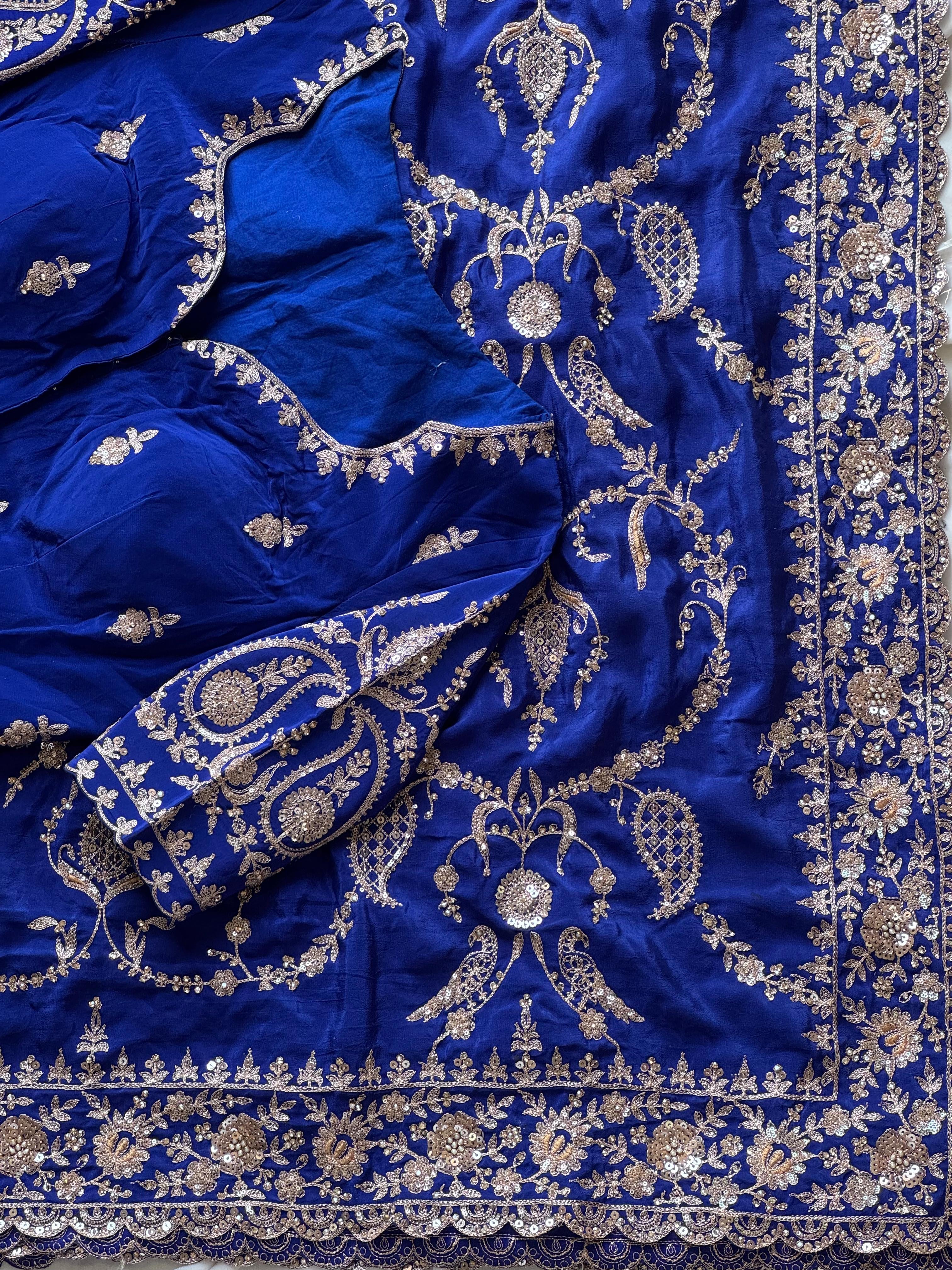 Shahi Neelam Saree