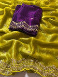 Neon Noor Saree