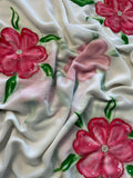 Peach Blossom Handwork Saree