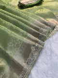 Lime Luxe Saree