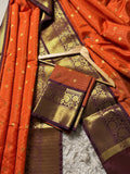 Copper Glow Saree