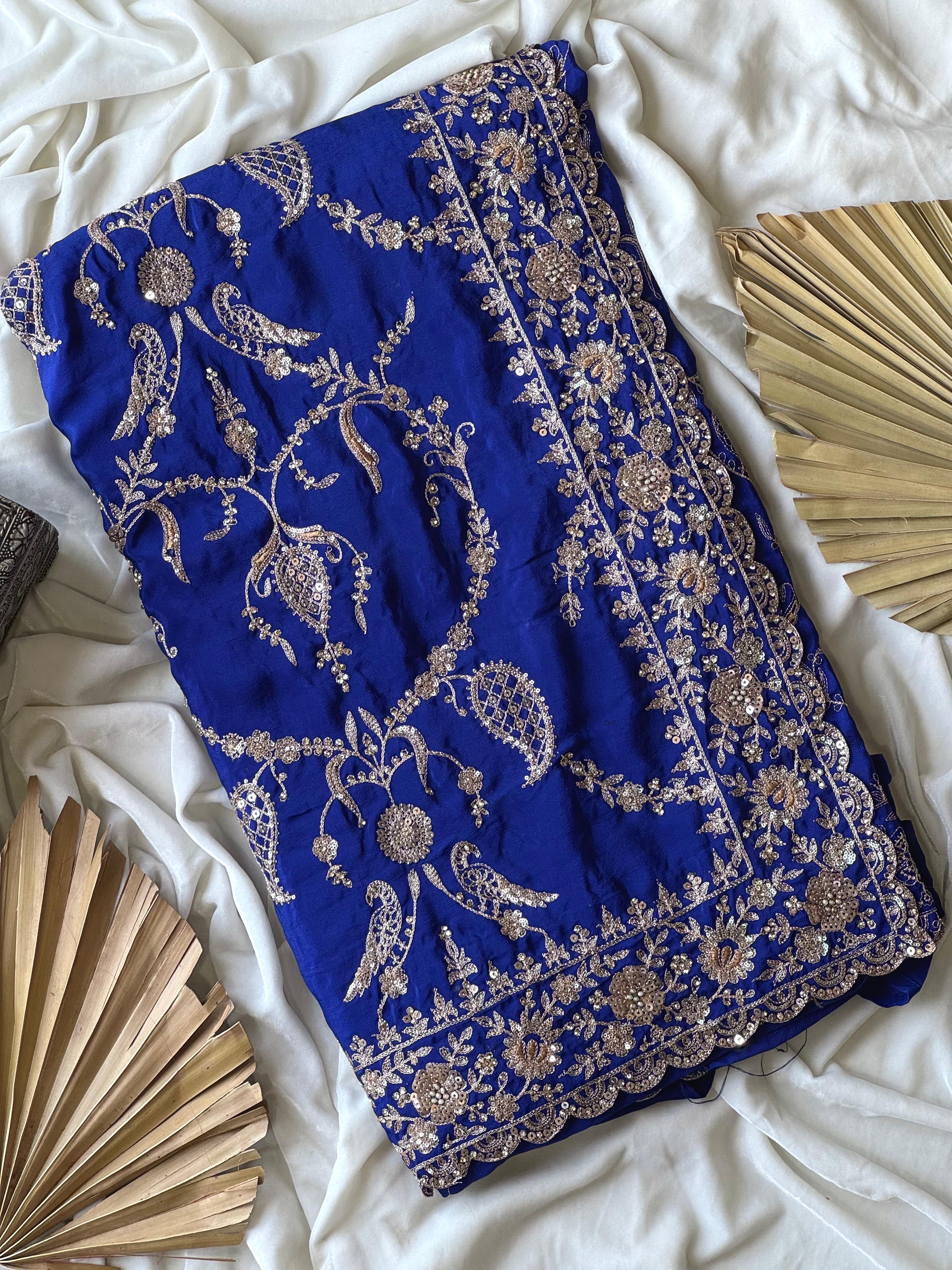 Shahi Neelam Saree