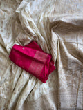 Ivory Shimmer saree