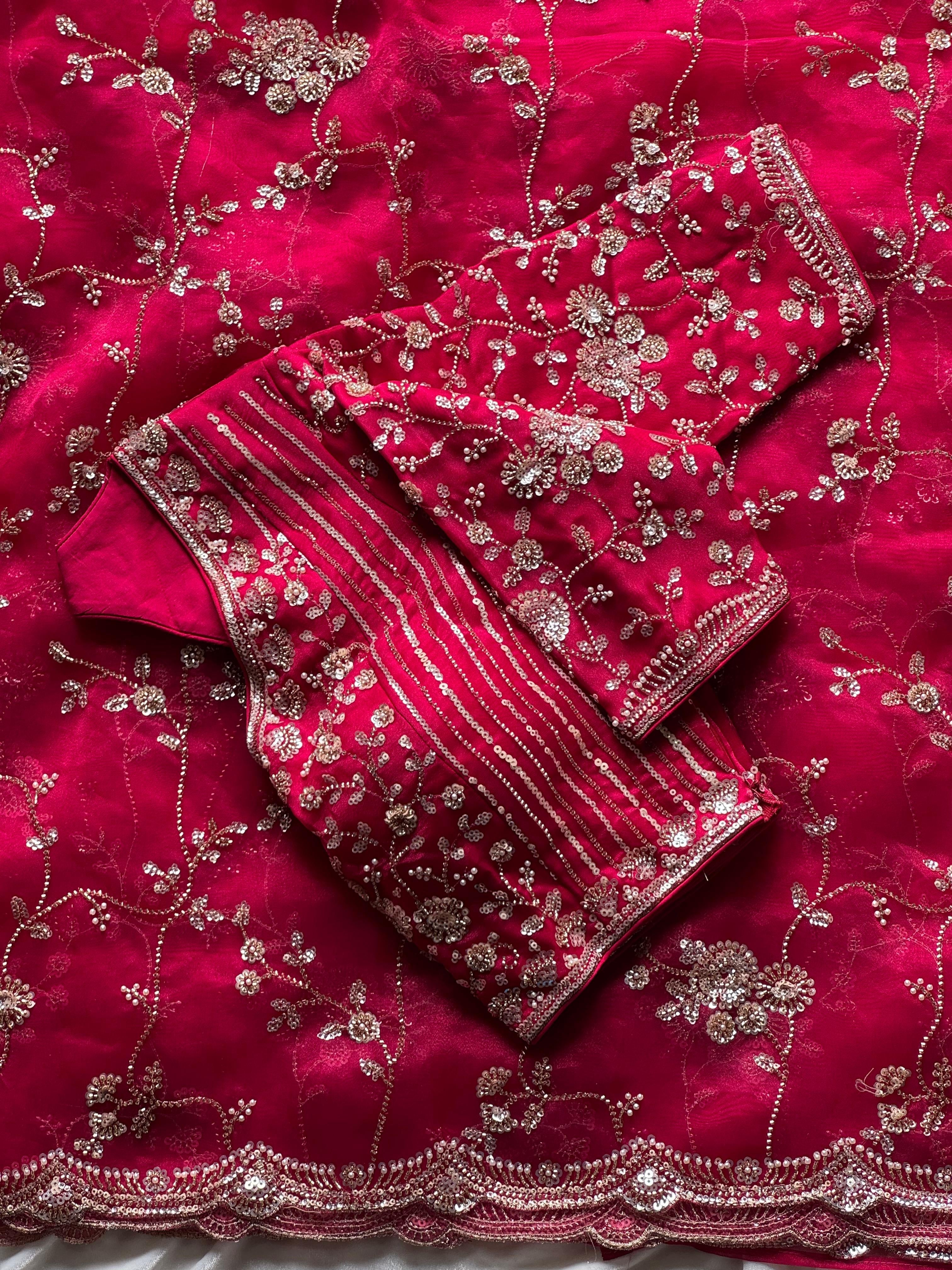 Scarlet Sparkle Drape