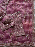 Twilight Rose Luxe Saree