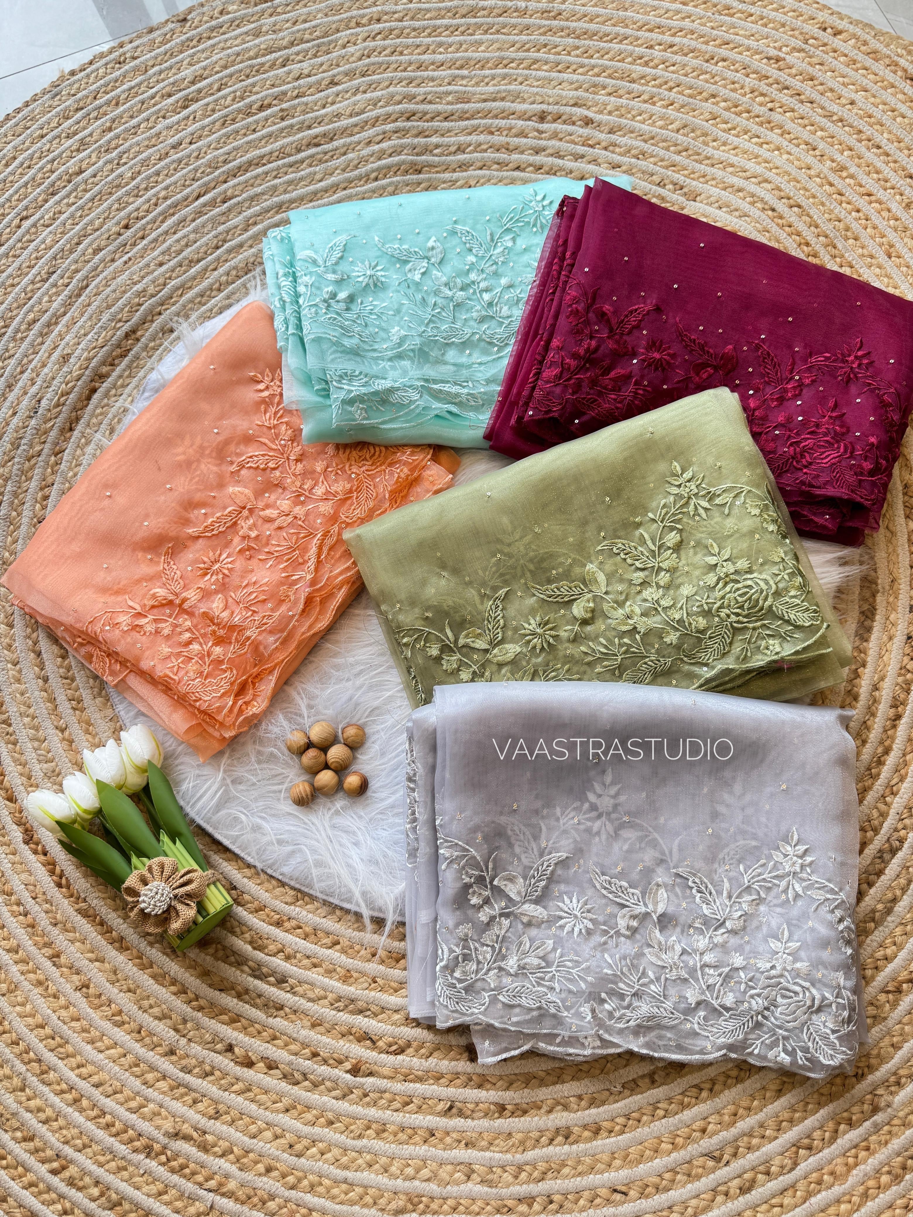 Bloom Veil Saree