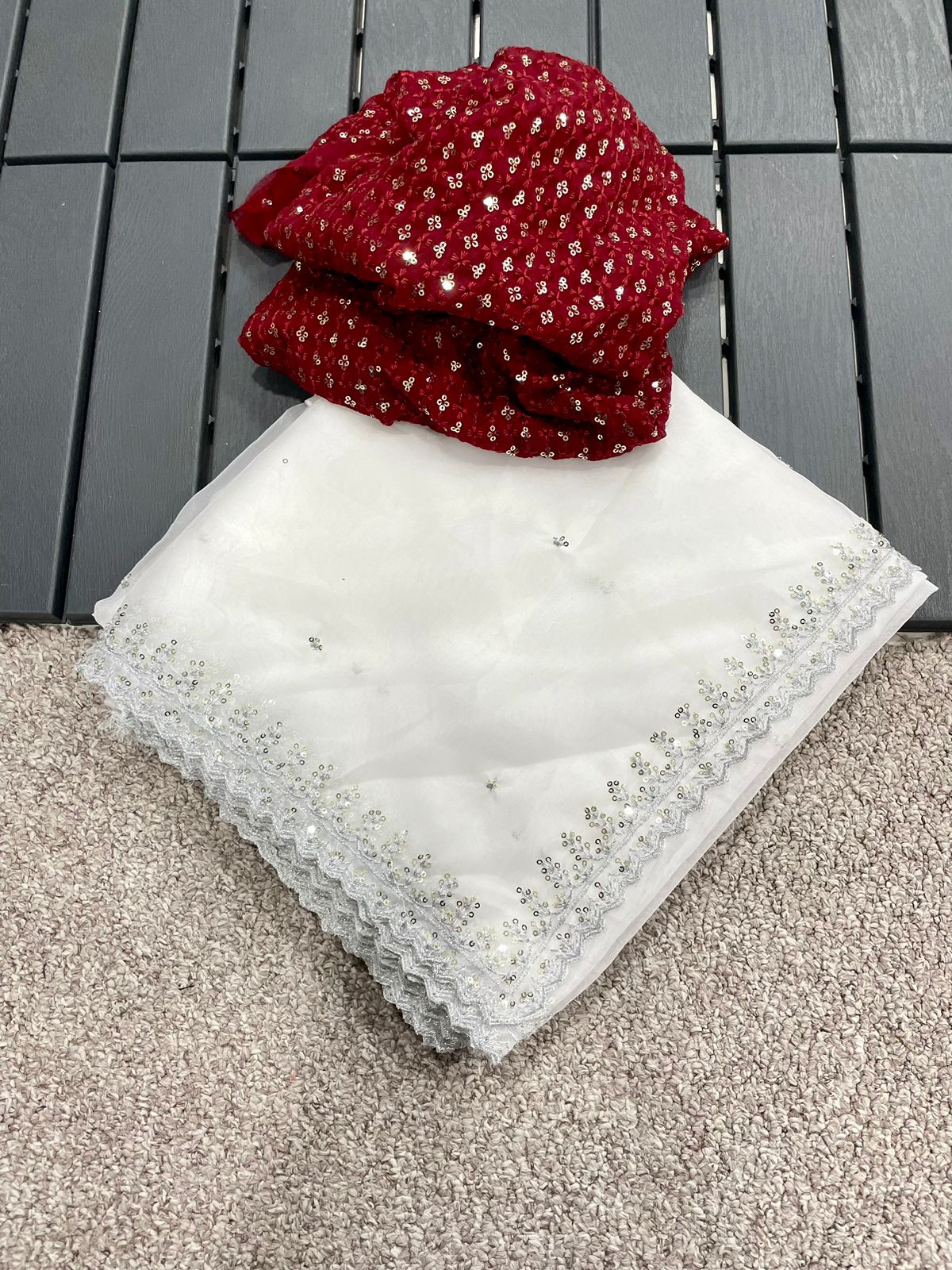 (Ready to wear)Sweet Pearl Organza