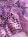 Medusa Hand Embroidered Saree