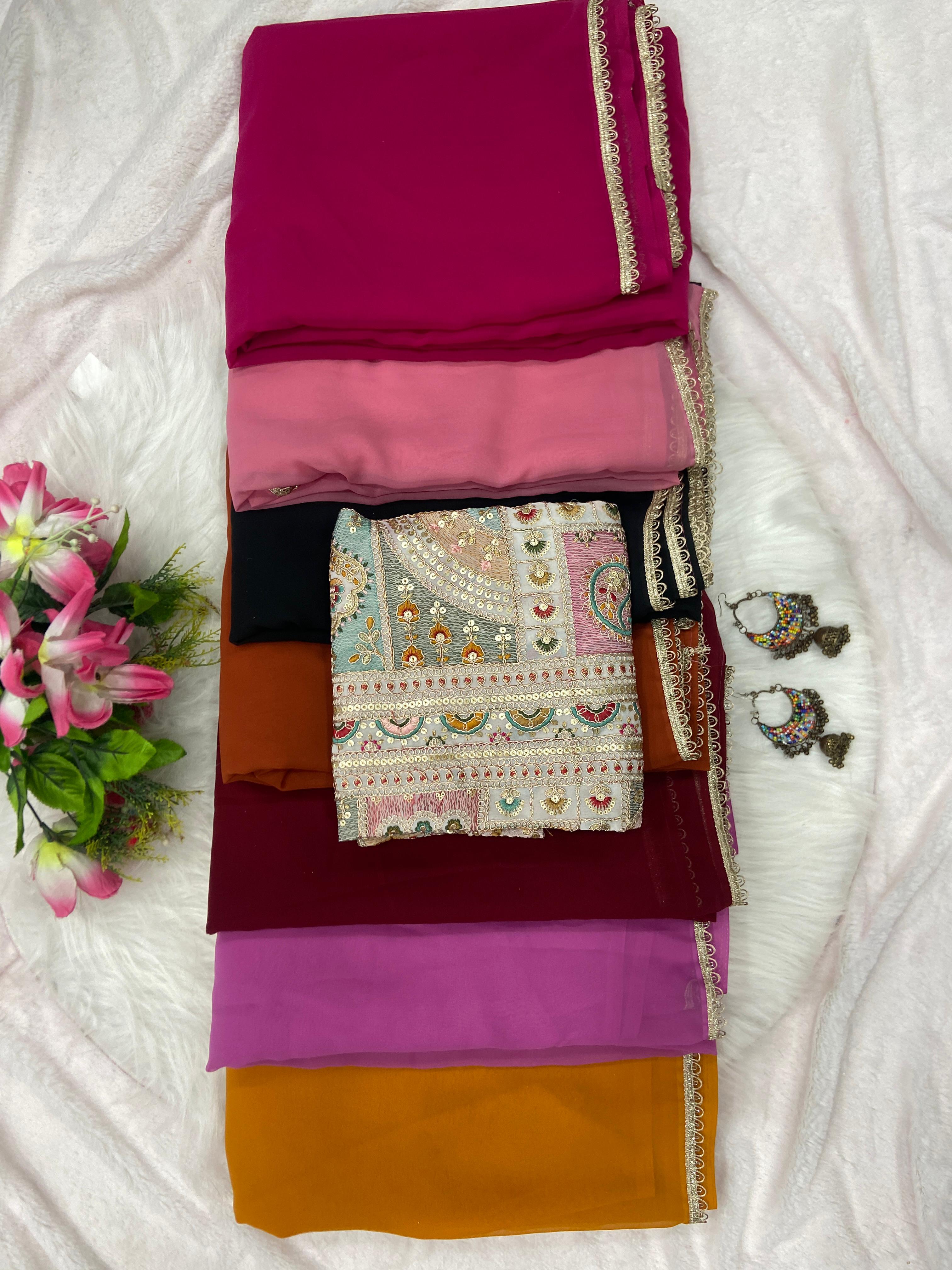 Farheen Viscose Georgette Saree