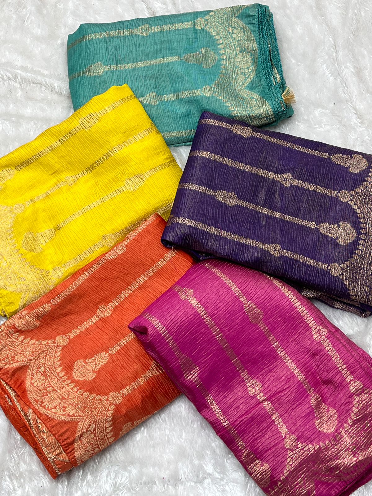 Odessa Banarasi Khadi crush Saree