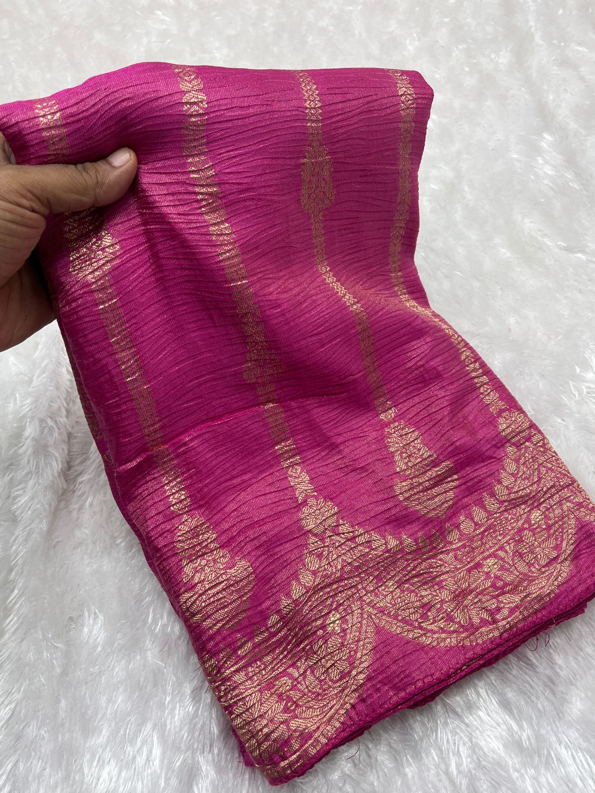 Odessa Banarasi Khadi crush Saree
