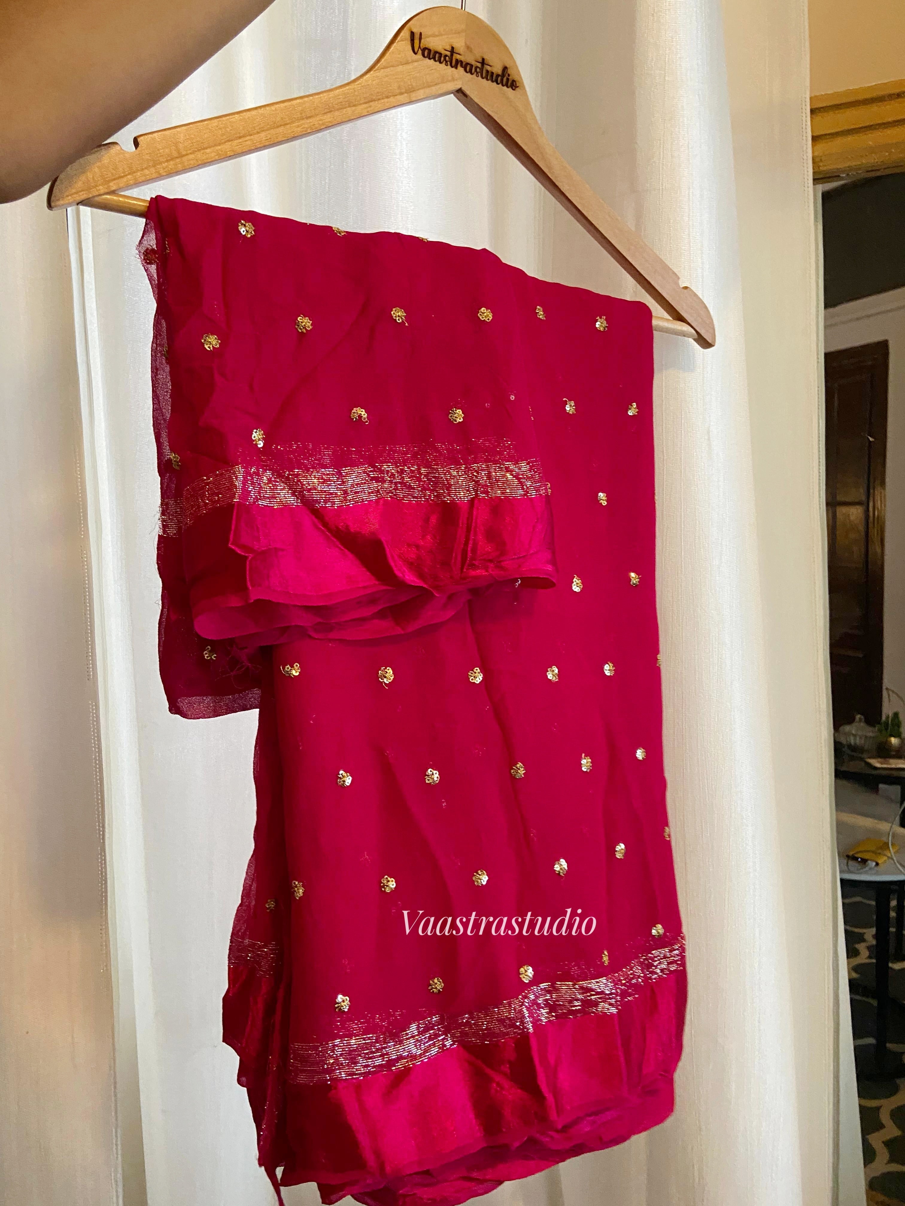 Alizee Georgette Saree