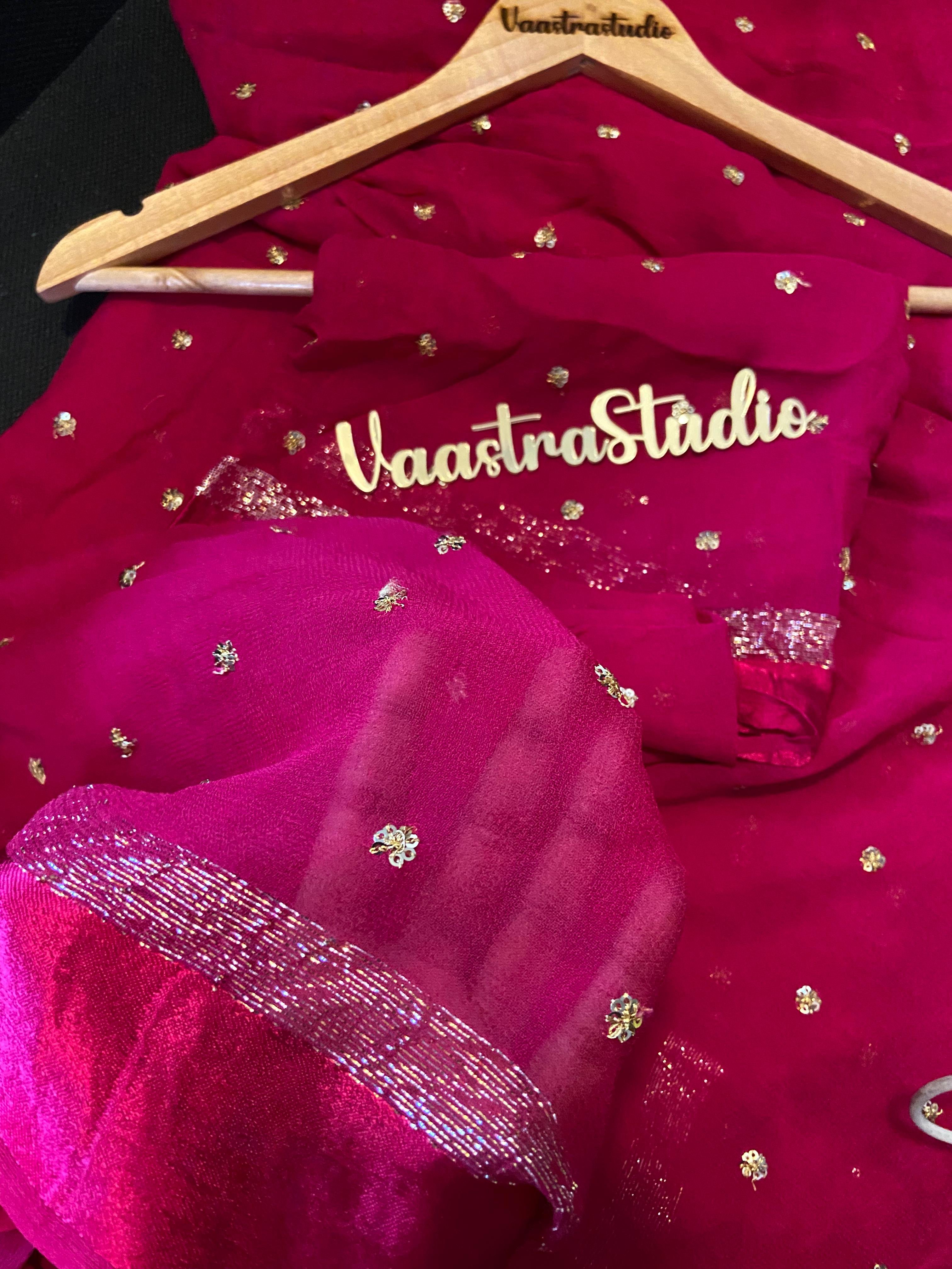 Alizee Georgette Saree(Ready to wear)