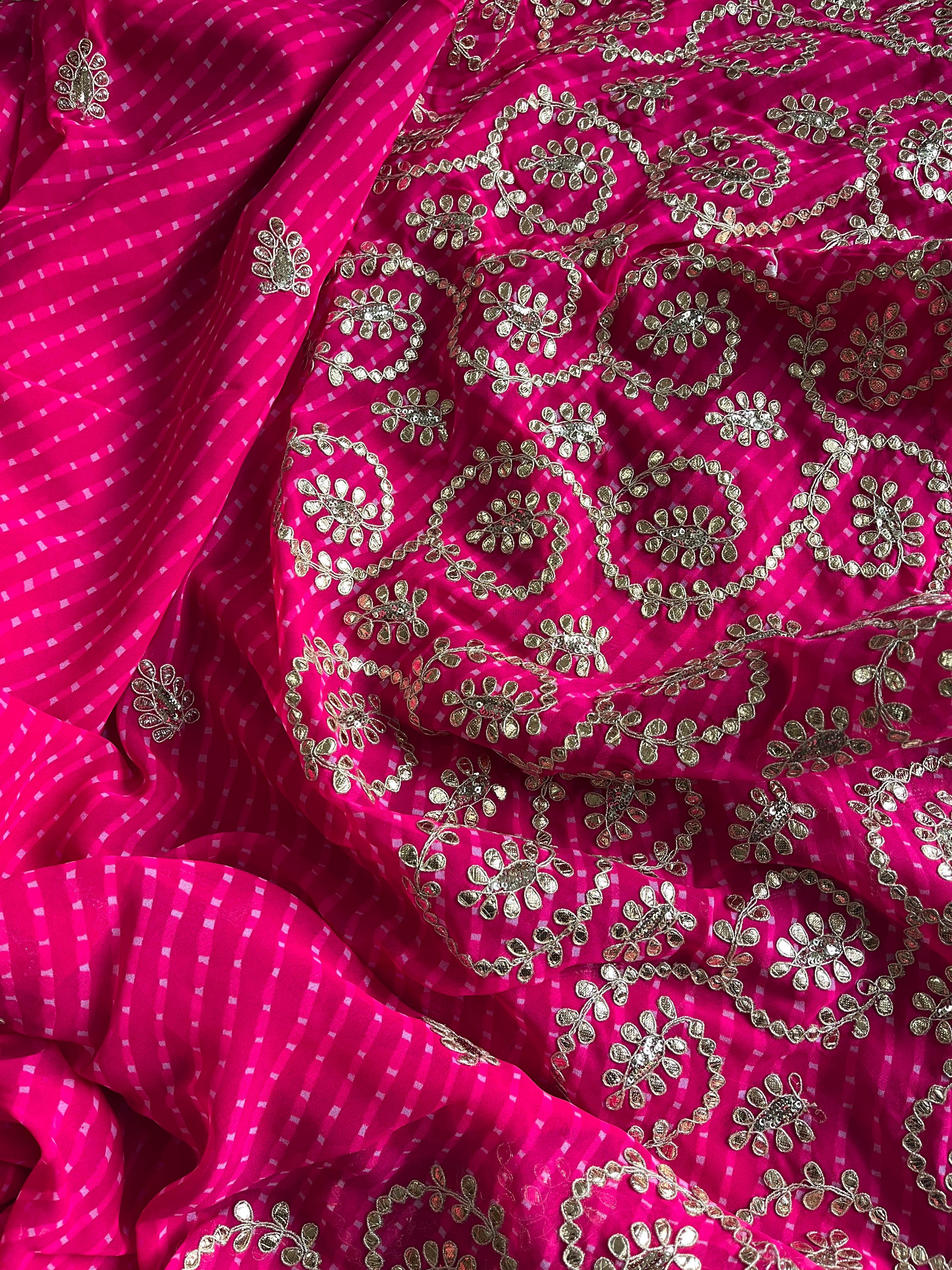 Damini Muthada Work Saree