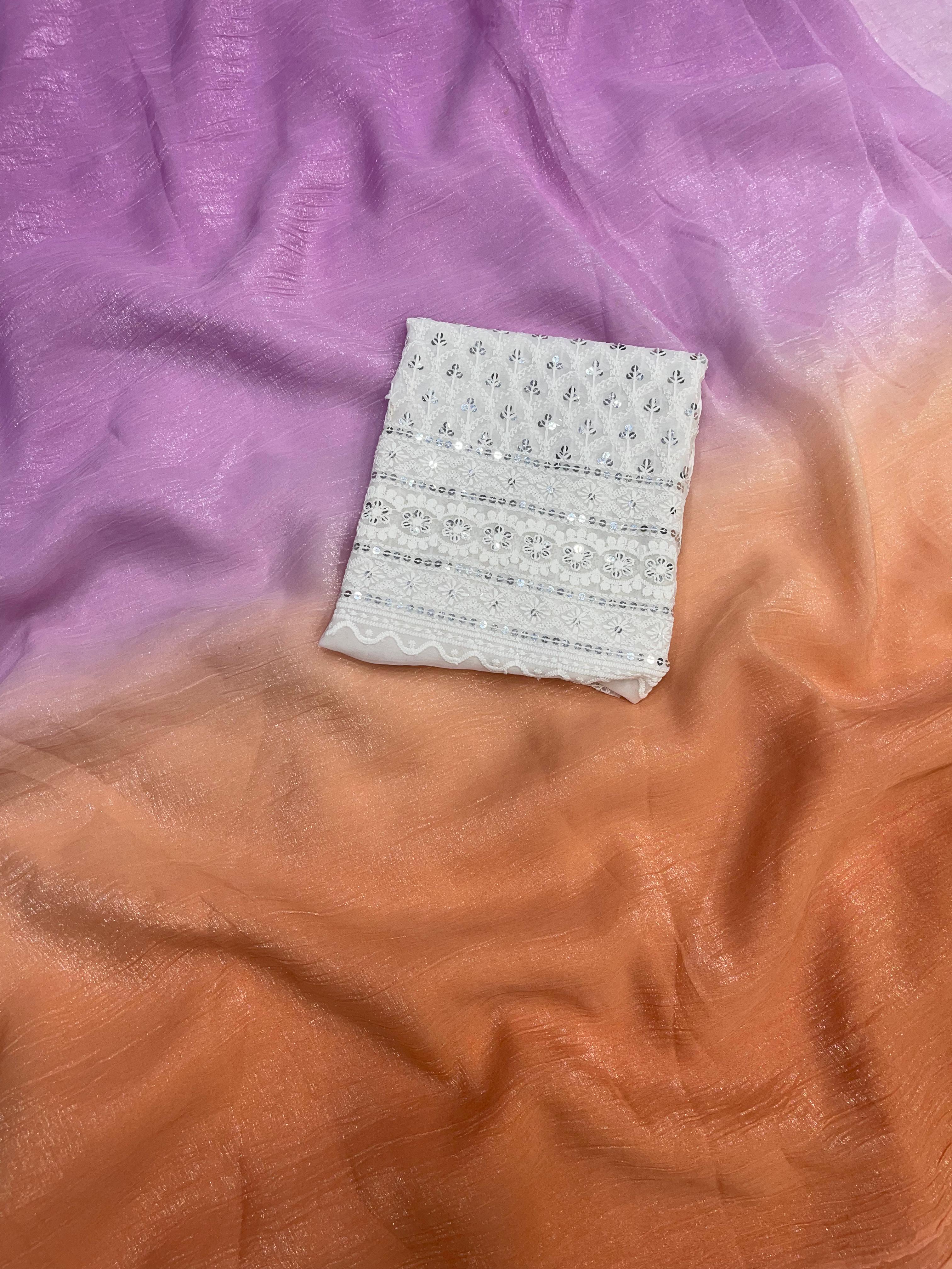 Rani Ombre Saree