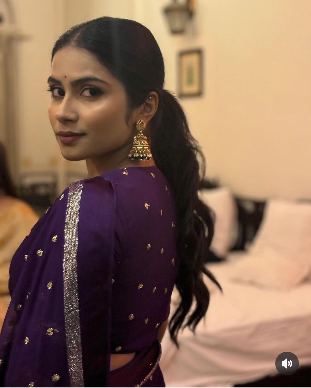 Alizee Georgette Saree(Ready-to-wear)