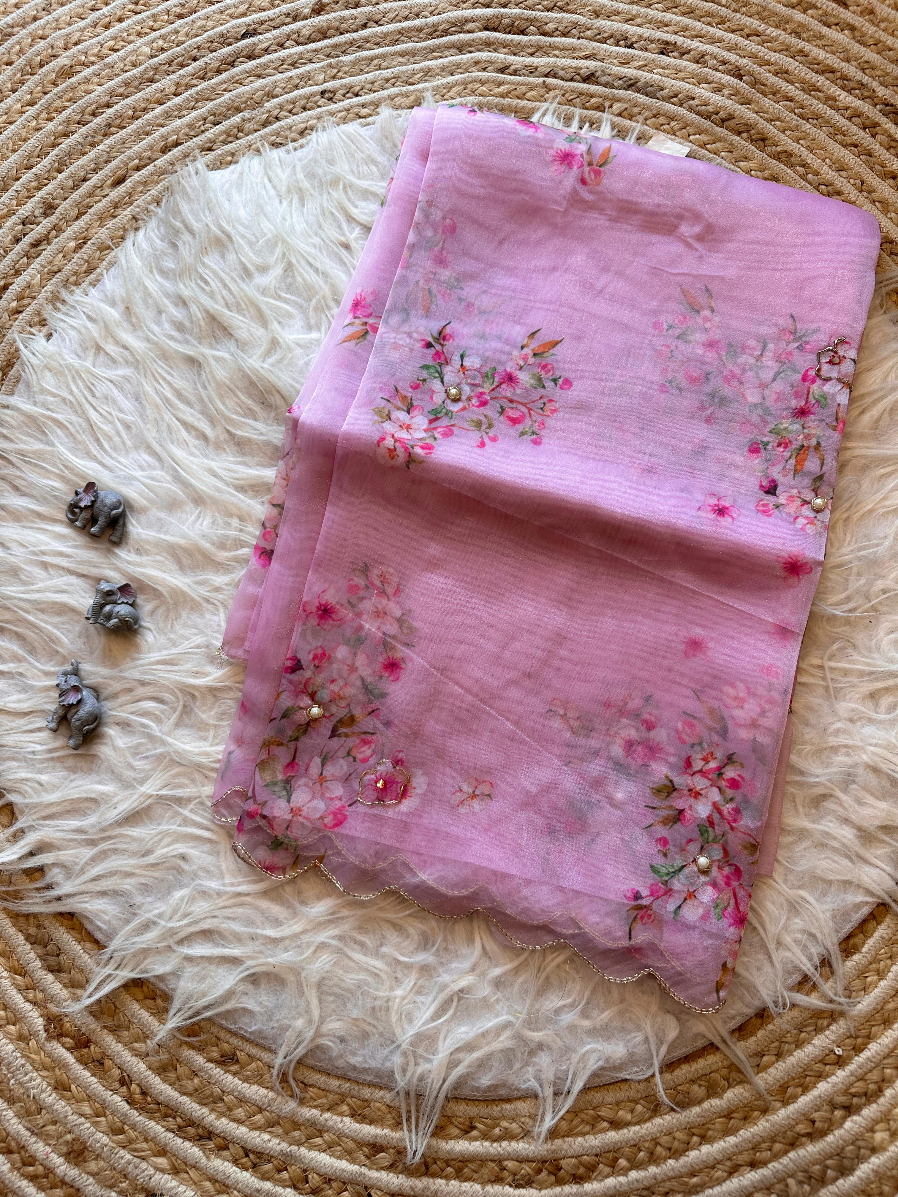 Pretty Floral Saree